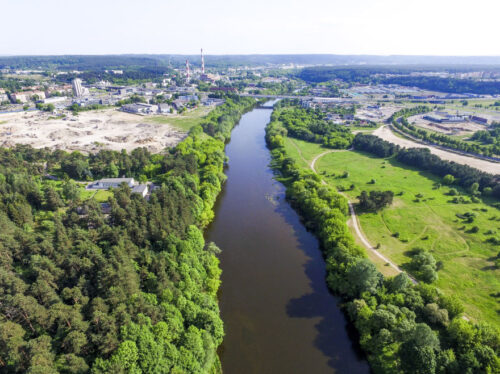 Neries vingiais (Vingio parkas, Vilnius)
