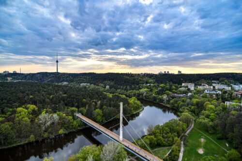 Neries vingiais (Vingio parkas, Vilnius)
