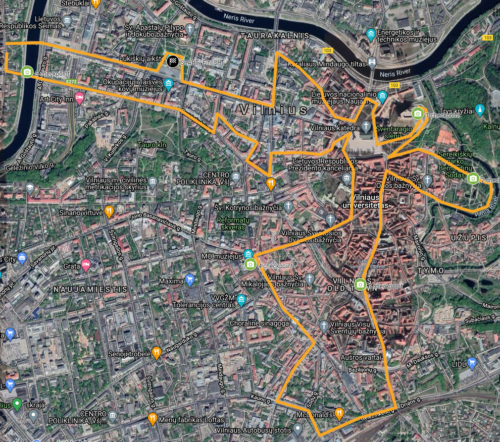 Vilniaus senamiesčio keliais (Vilnius, Lukiškių aikštė)