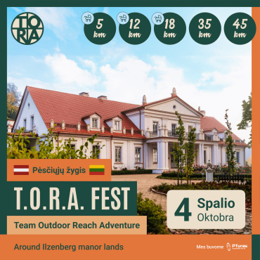 TORA fest 2025 5 km pavieniai