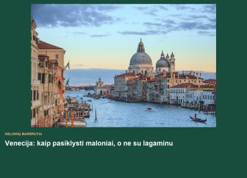 Venecija: kaip pasiklysti maloniai, o ne su lagaminu