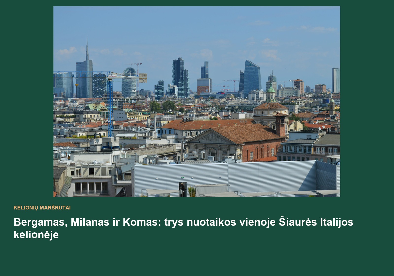Milano panorama