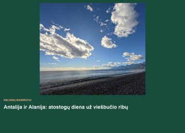Antalija ir Alanija: atostogų diena už viešbučio ribų