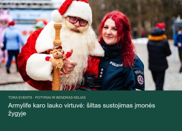 Armylife karo lauko virtuvė – TORA žygio akimirka