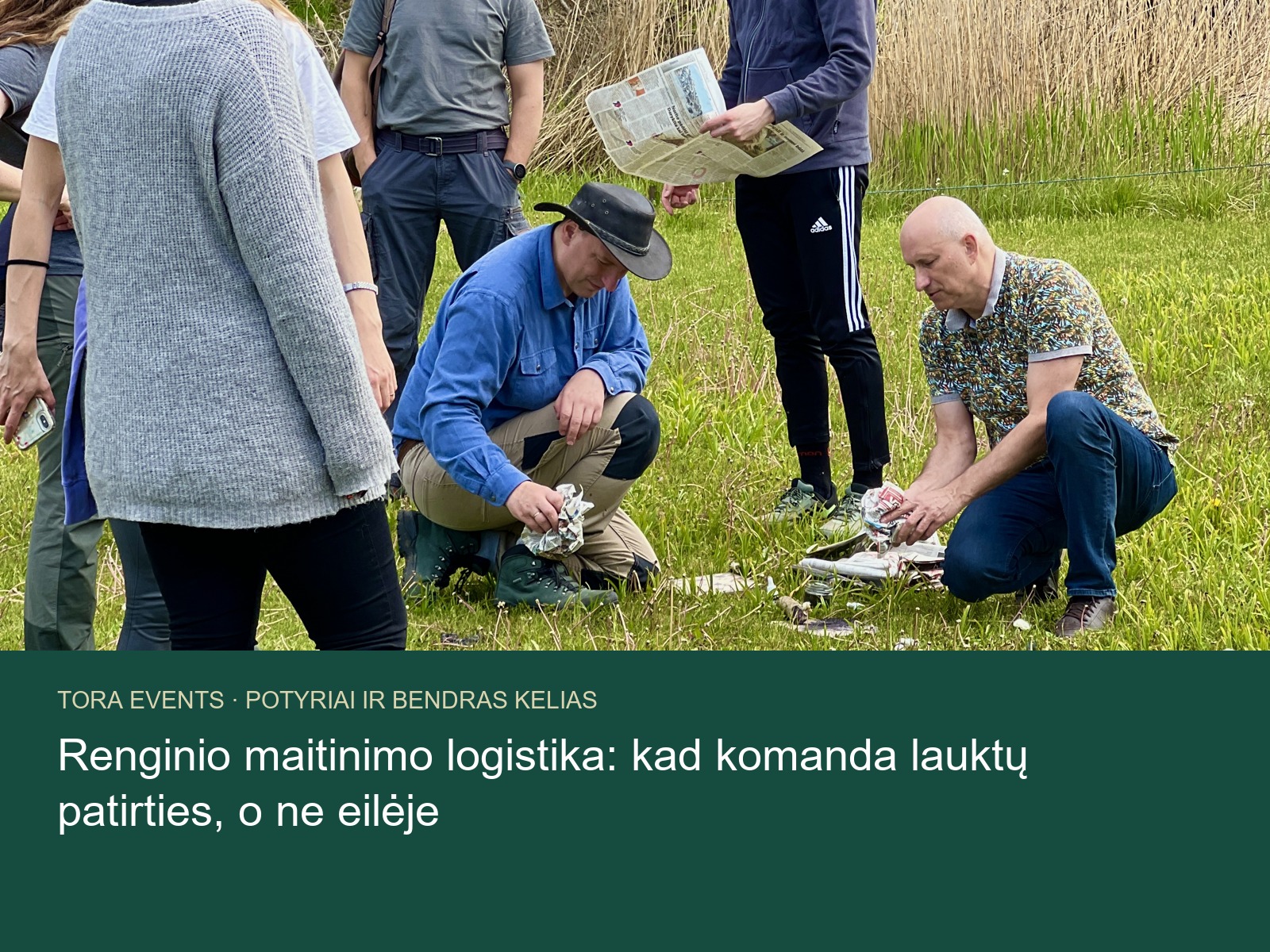 renginio maitinimo logistika – TORA žygio akimirka