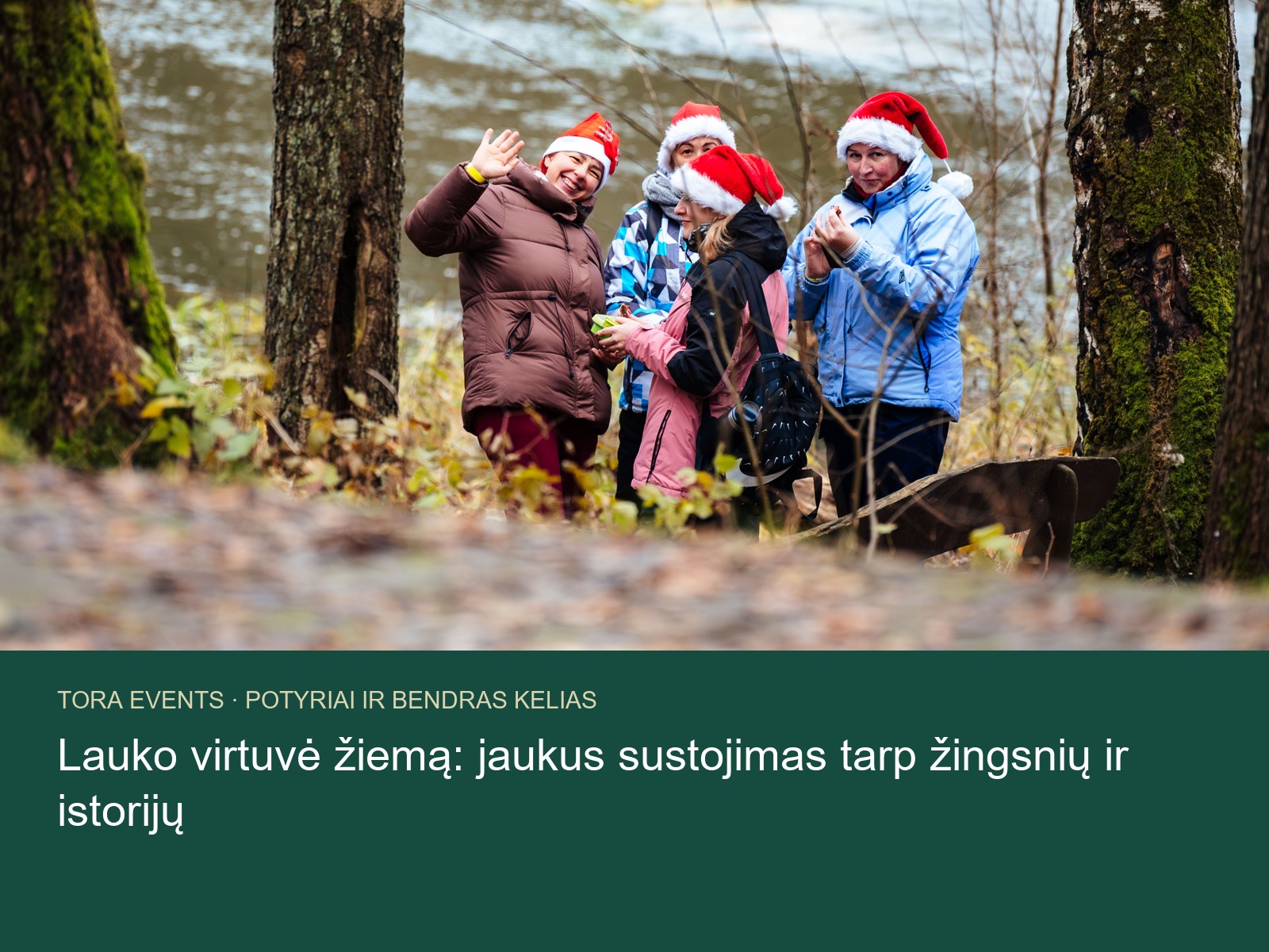 lauko virtuvė žiemą – TORA žygio akimirka
