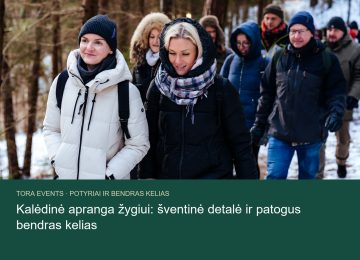 kalėdinė apranga žygiui – TORA žygio akimirka