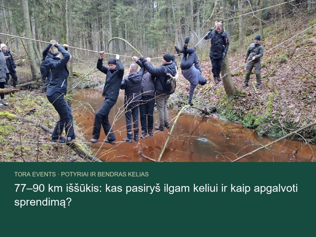 77–90 km iššūkis – TORA žygio akimirka